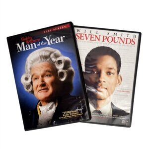 Man of the Year Staring Robin Williams & Seven Pounds Staring Will Smith…